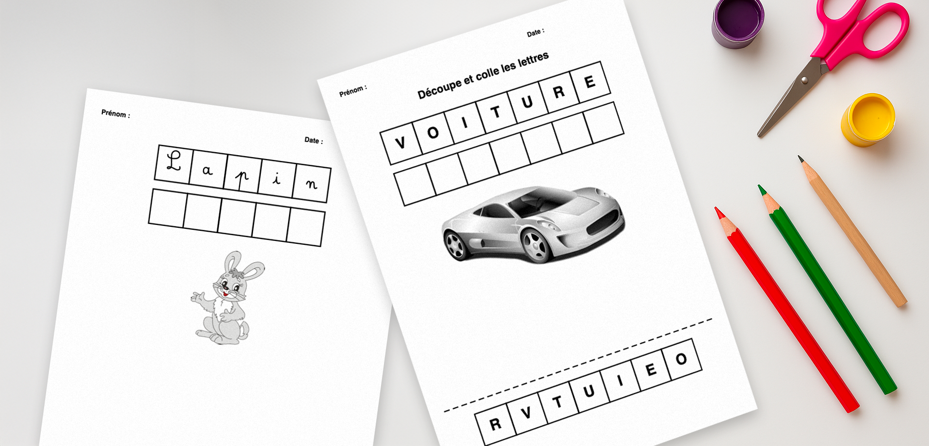 Exemple de fiches générées